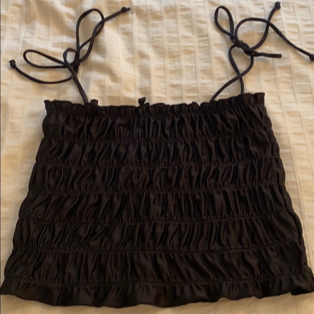 Black crop top